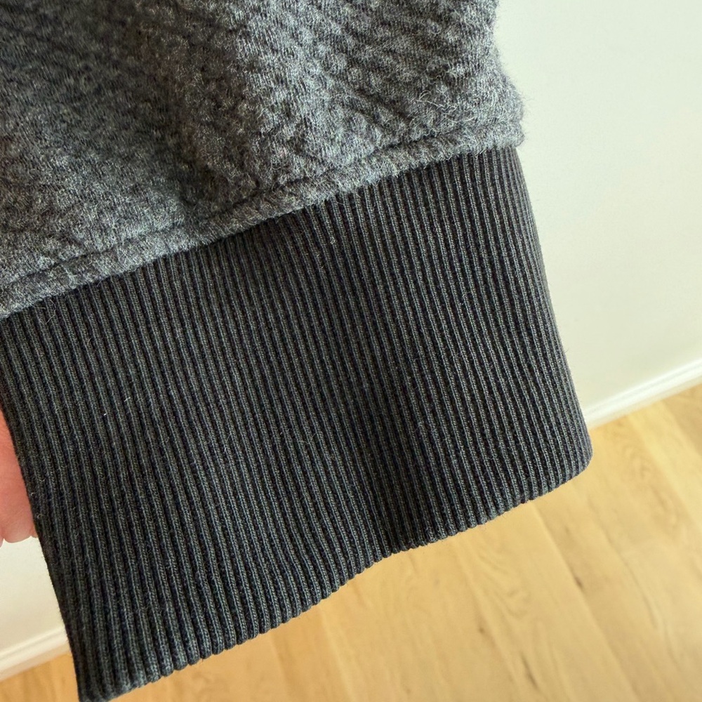 Born Primitive Waffle Knit Hoodie XL Gray Athletic Training Pullover - Picture 4 of 9